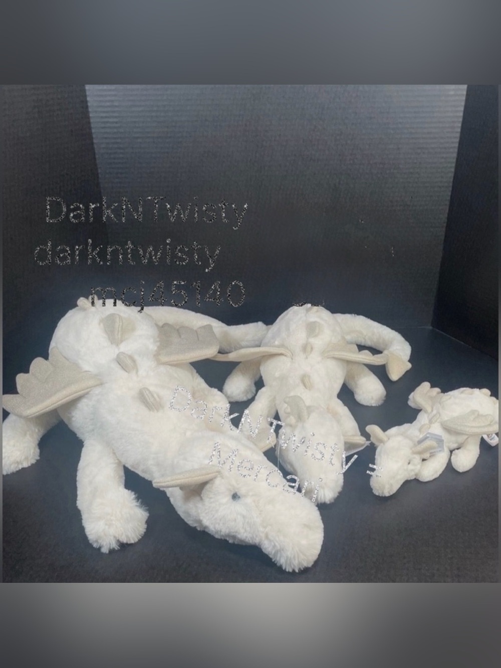 LIMITED TIME LISTING BNWT 1 HUGE SNOW DRAGON ONLY! AUTH SALES RECEIPT AVAILABLE